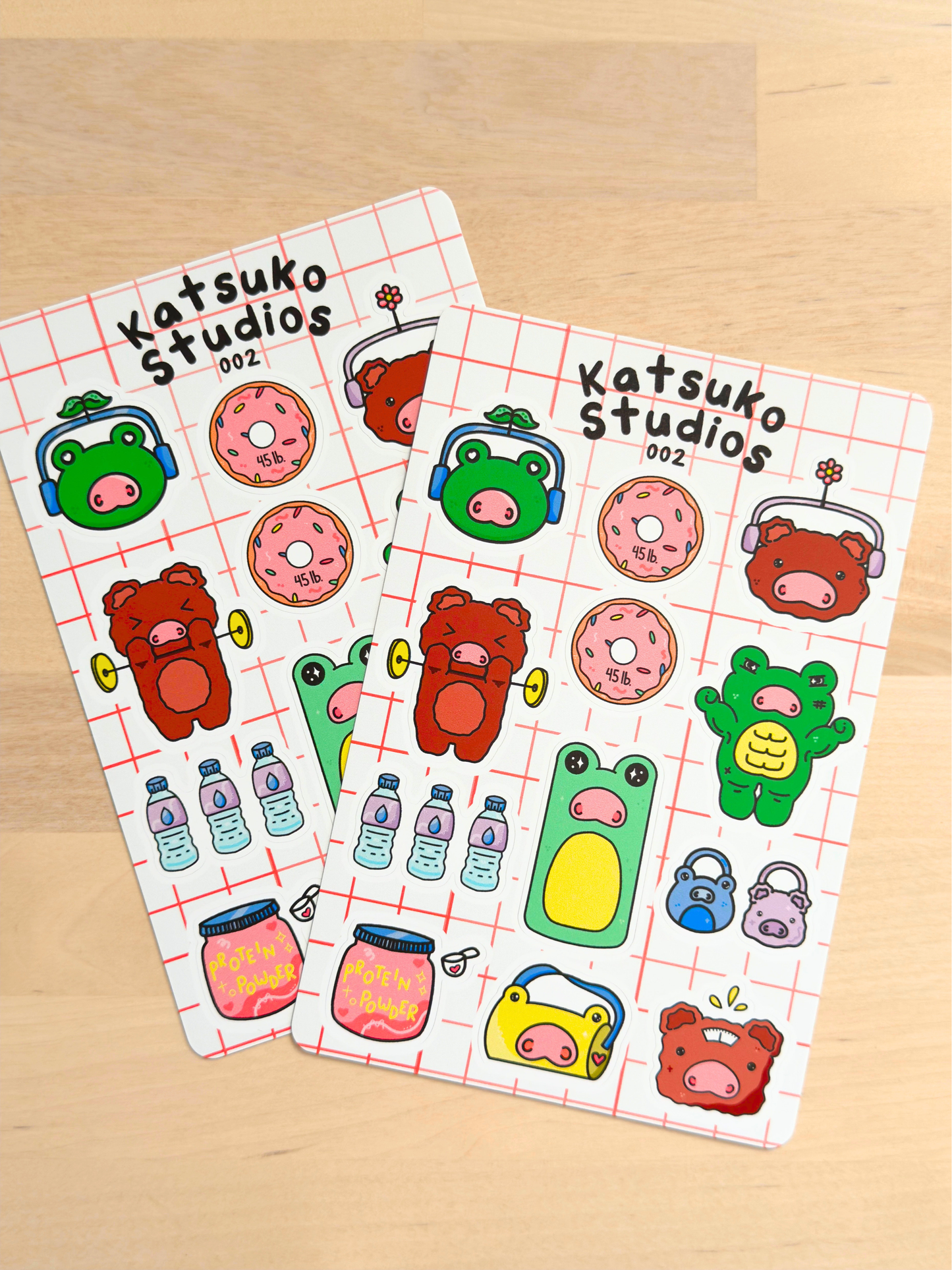 Exercise Friends Sticker Sheet