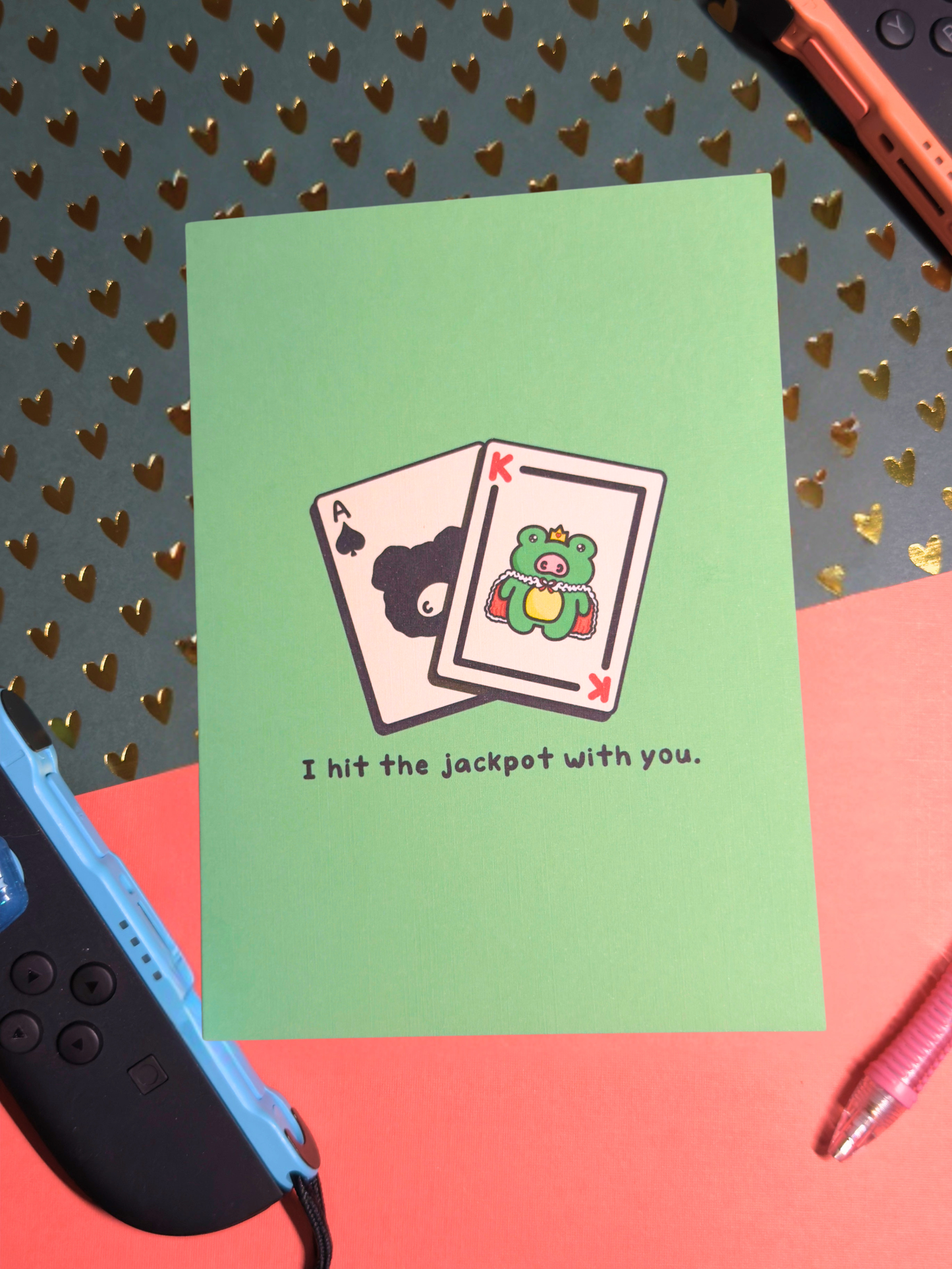 Hit the Jackpot with You Greeting Card