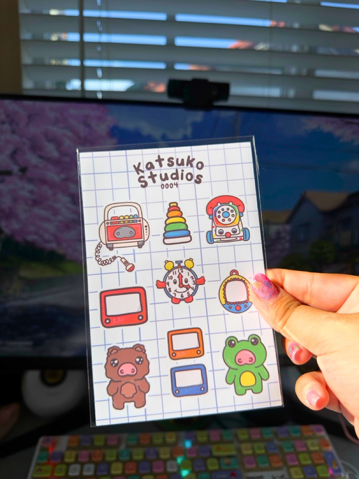Retro Toys Sticker Sheet