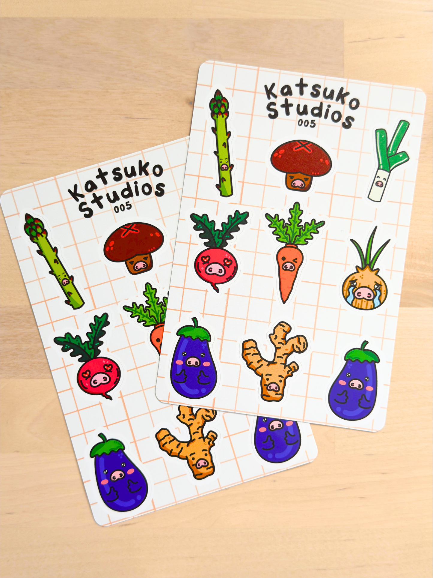 Veggie Friends Sticker Sheet