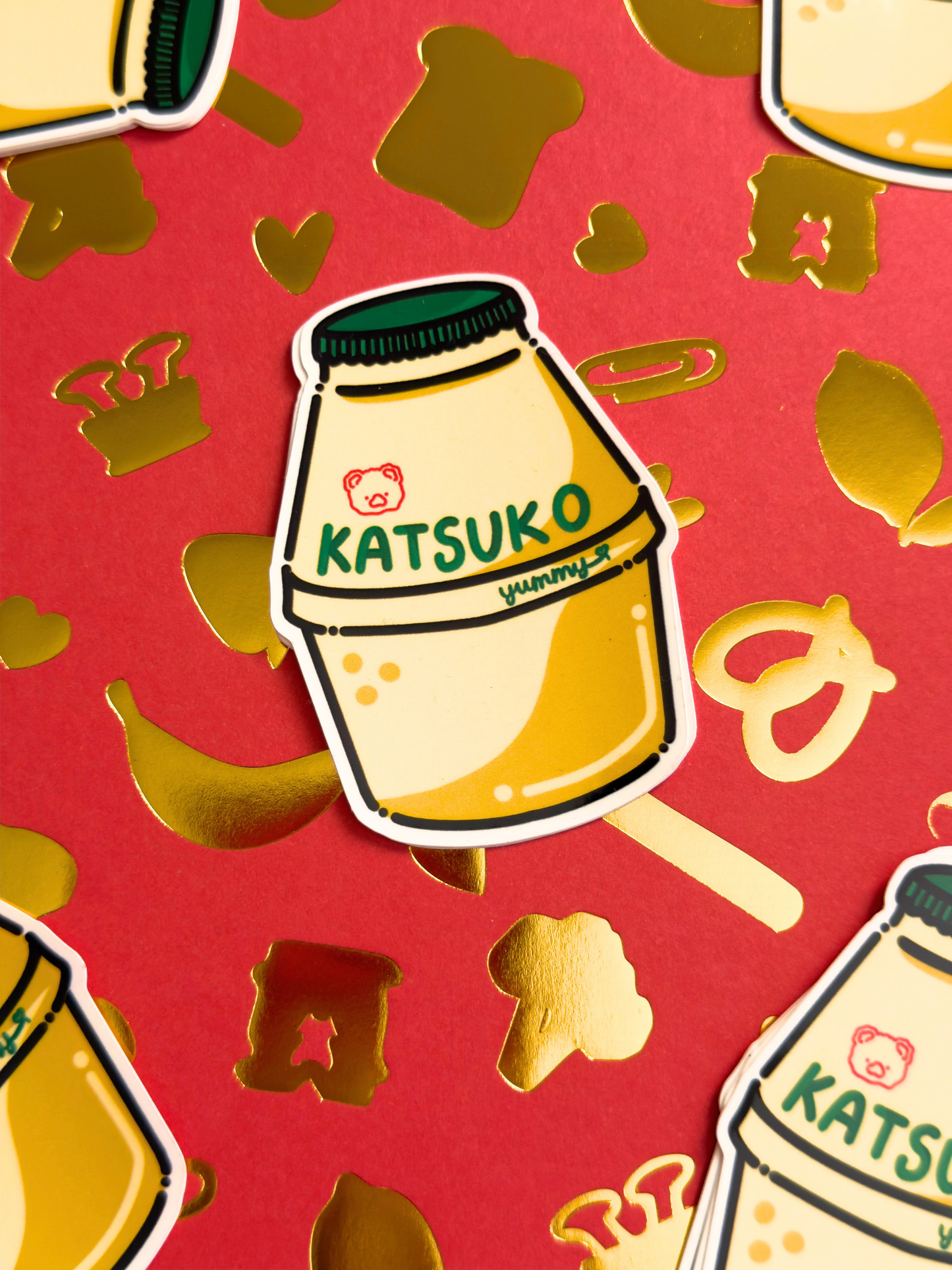 Banana Milk Vinyl Sticker