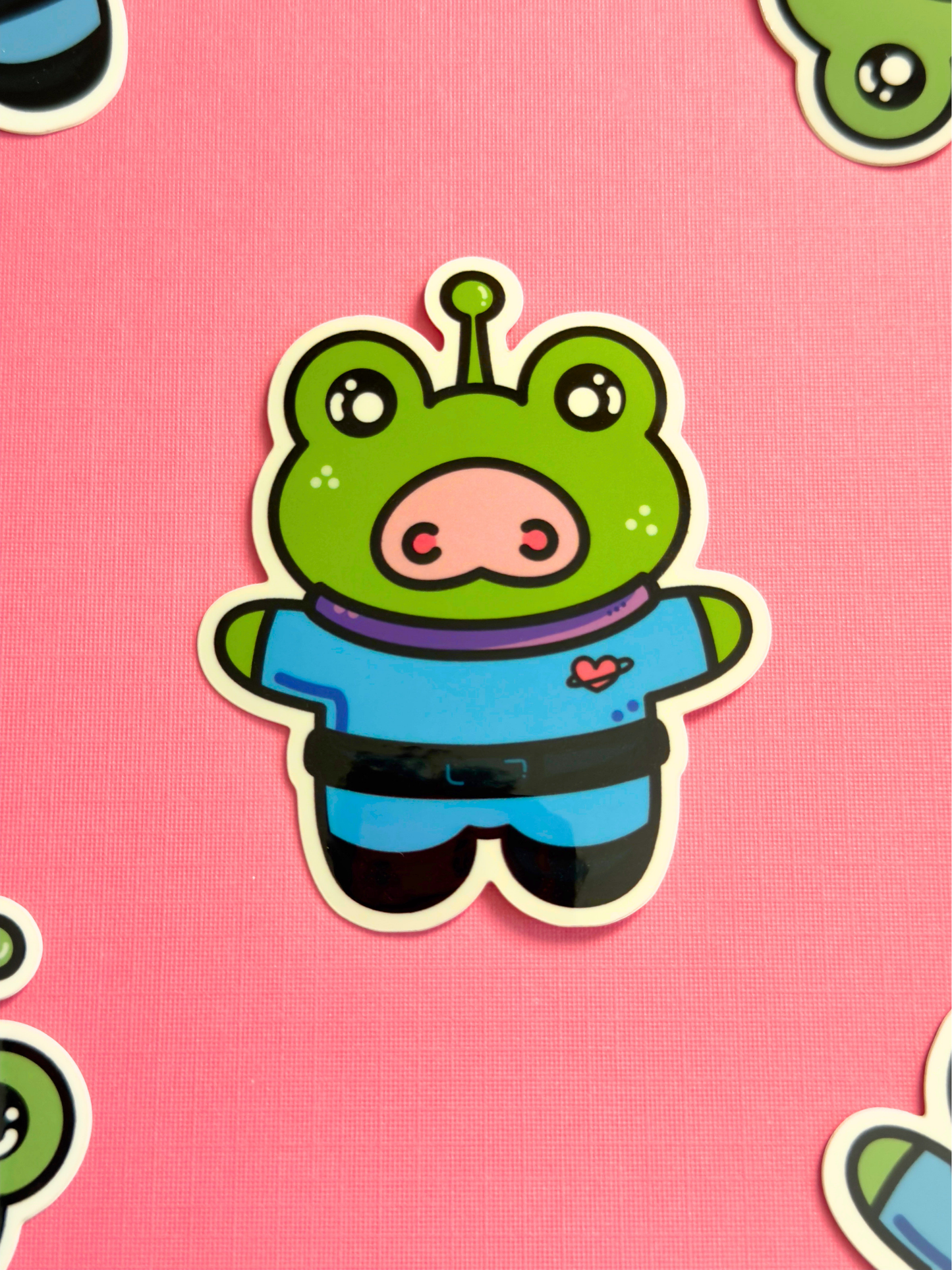 Alien Frop Vinyl Sticker