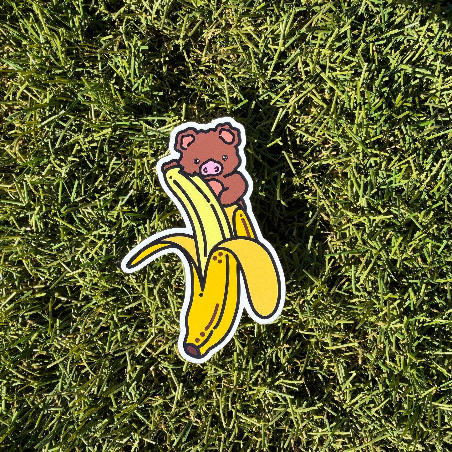 Banana Boy Vinyl Sticker