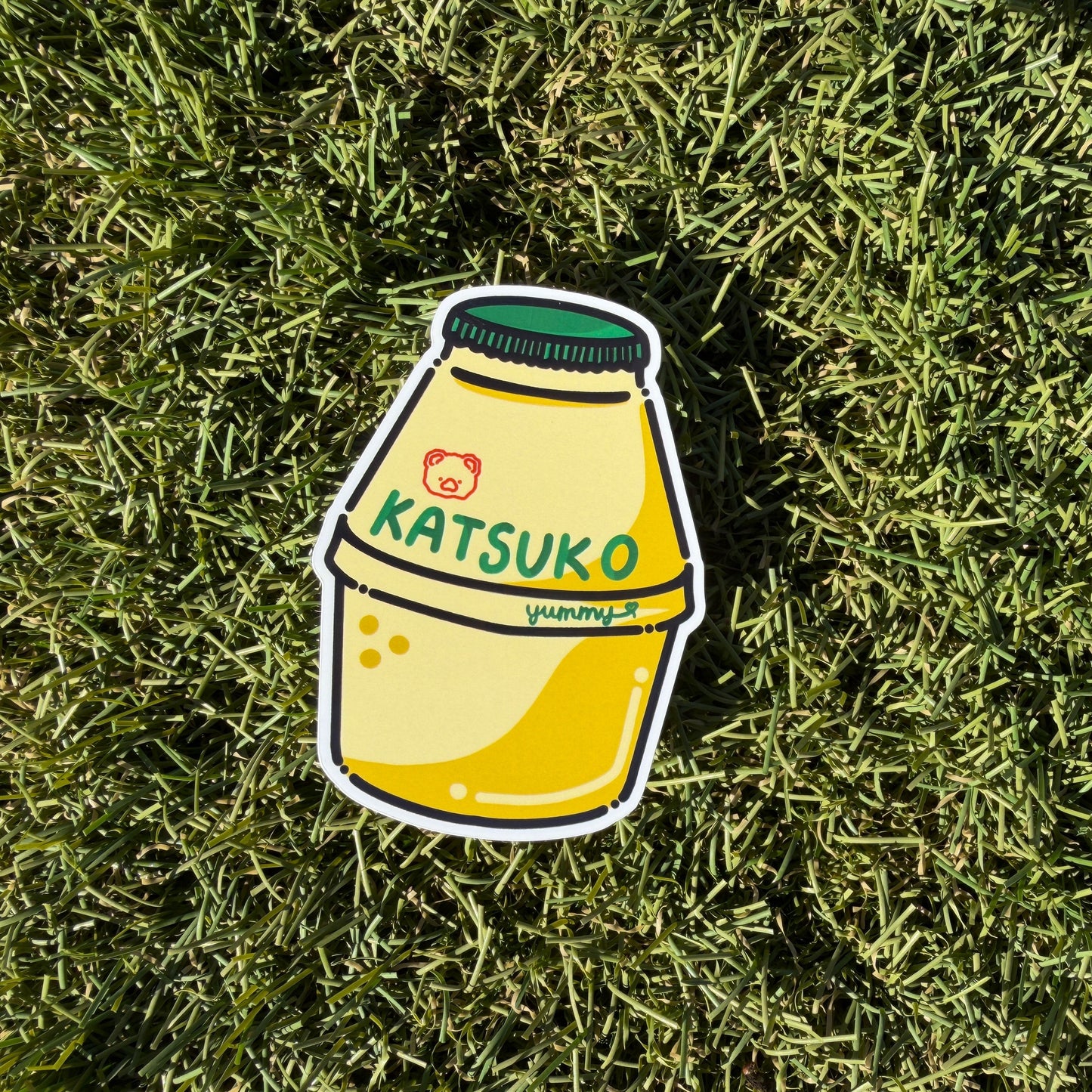 Banana Milk Vinyl Sticker