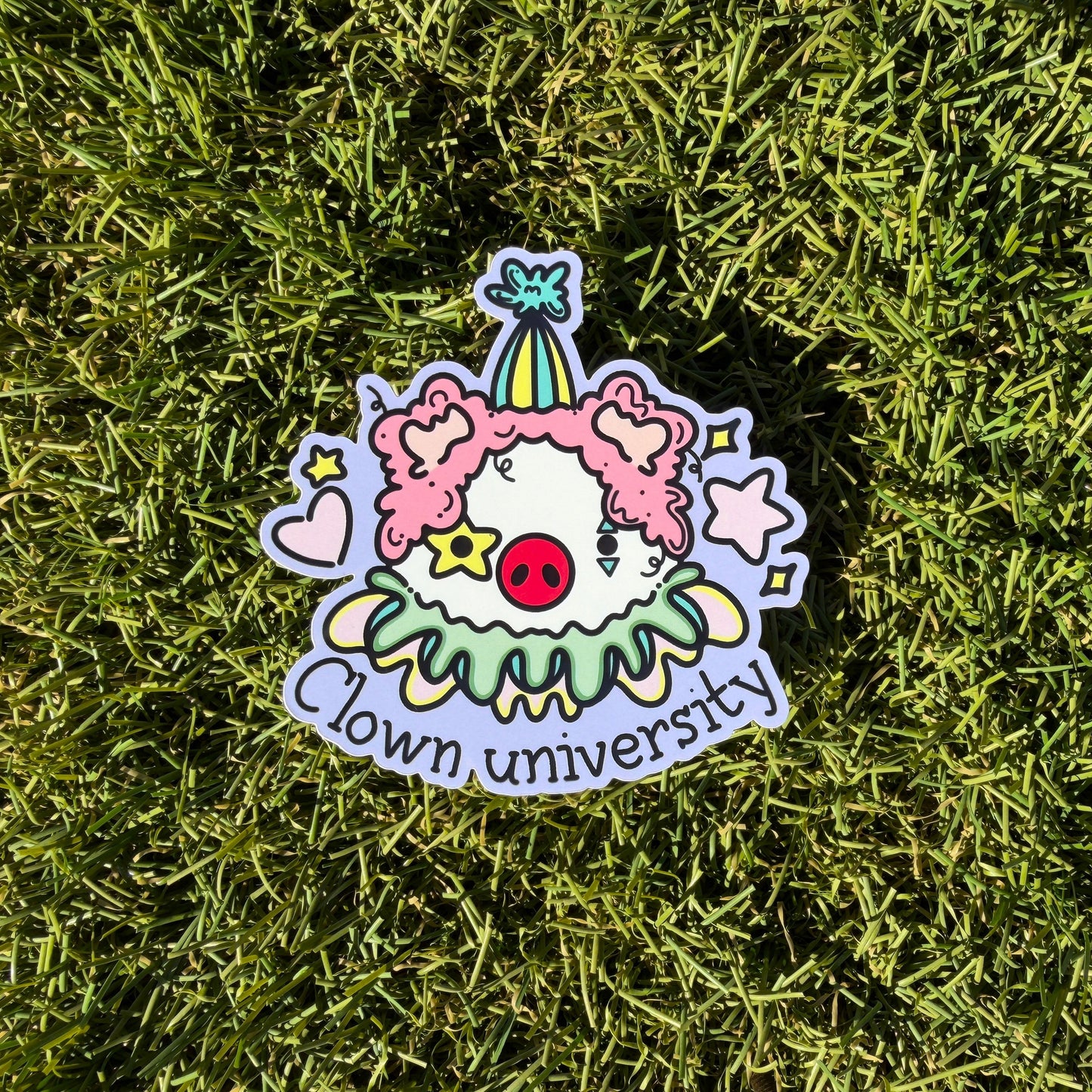 Clown University Vinyl Sticker
