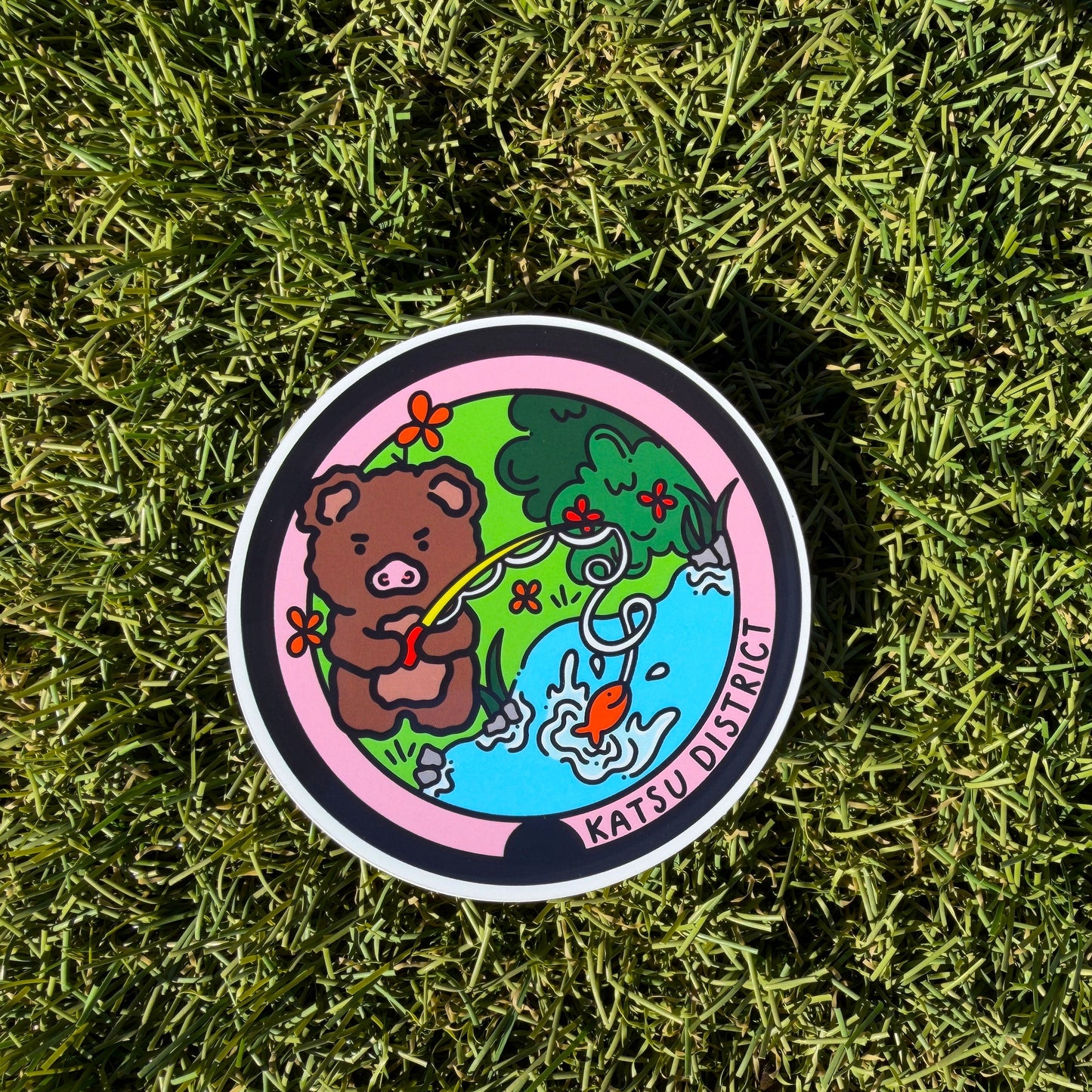 Katsu District Vinyl Sticker