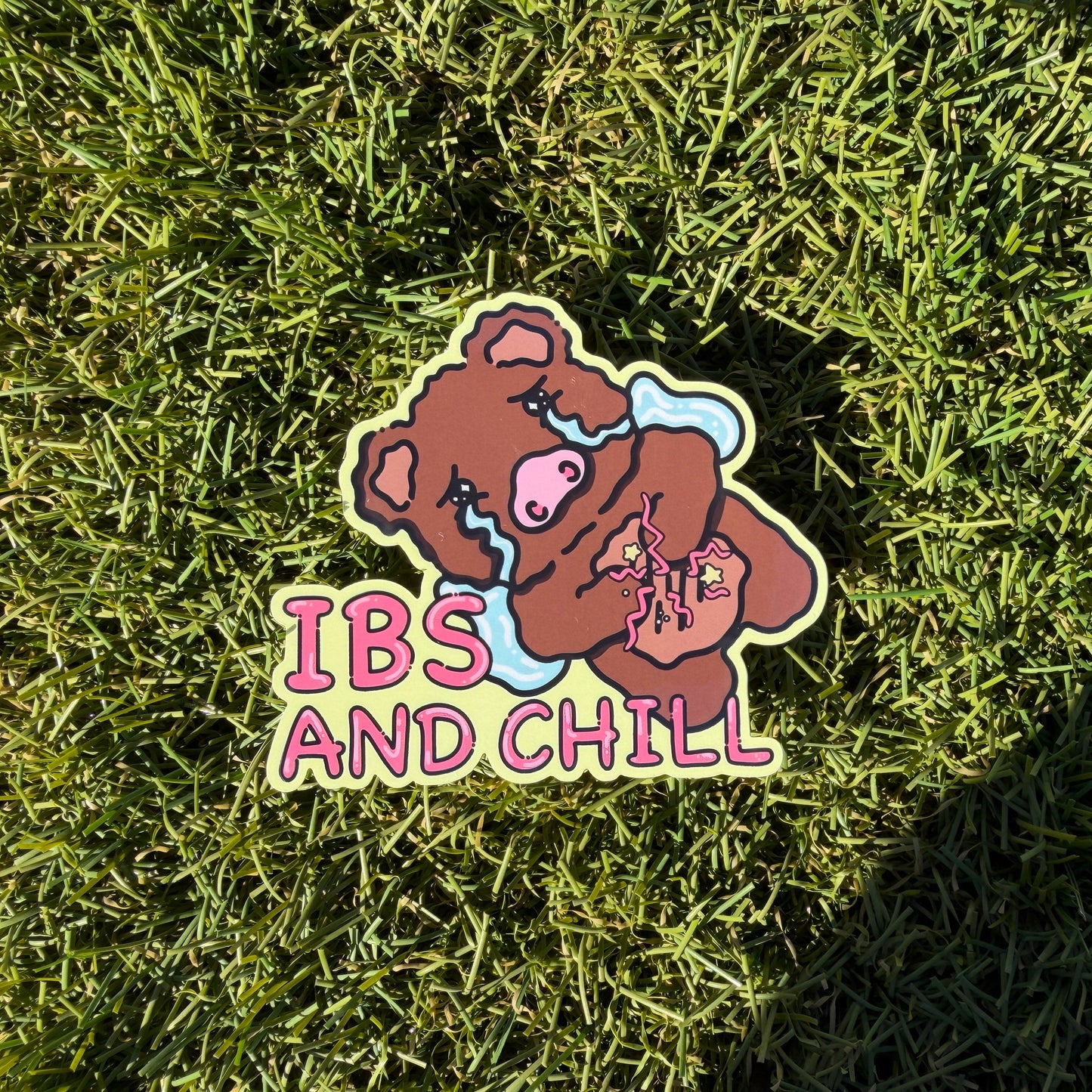 IBS and Chill Vinyl Sticker