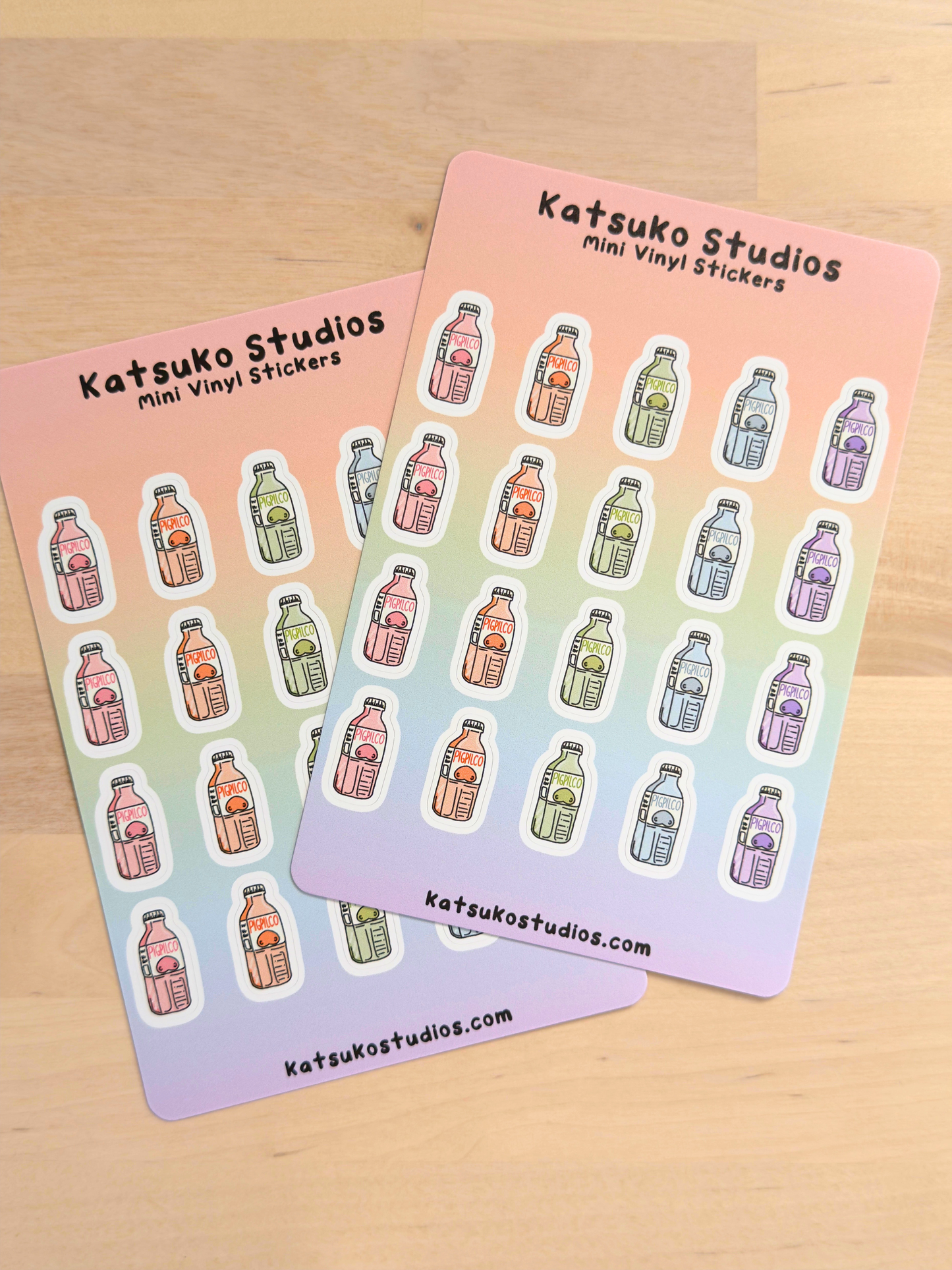 Mini Yogurt Drink Sticker Sheet