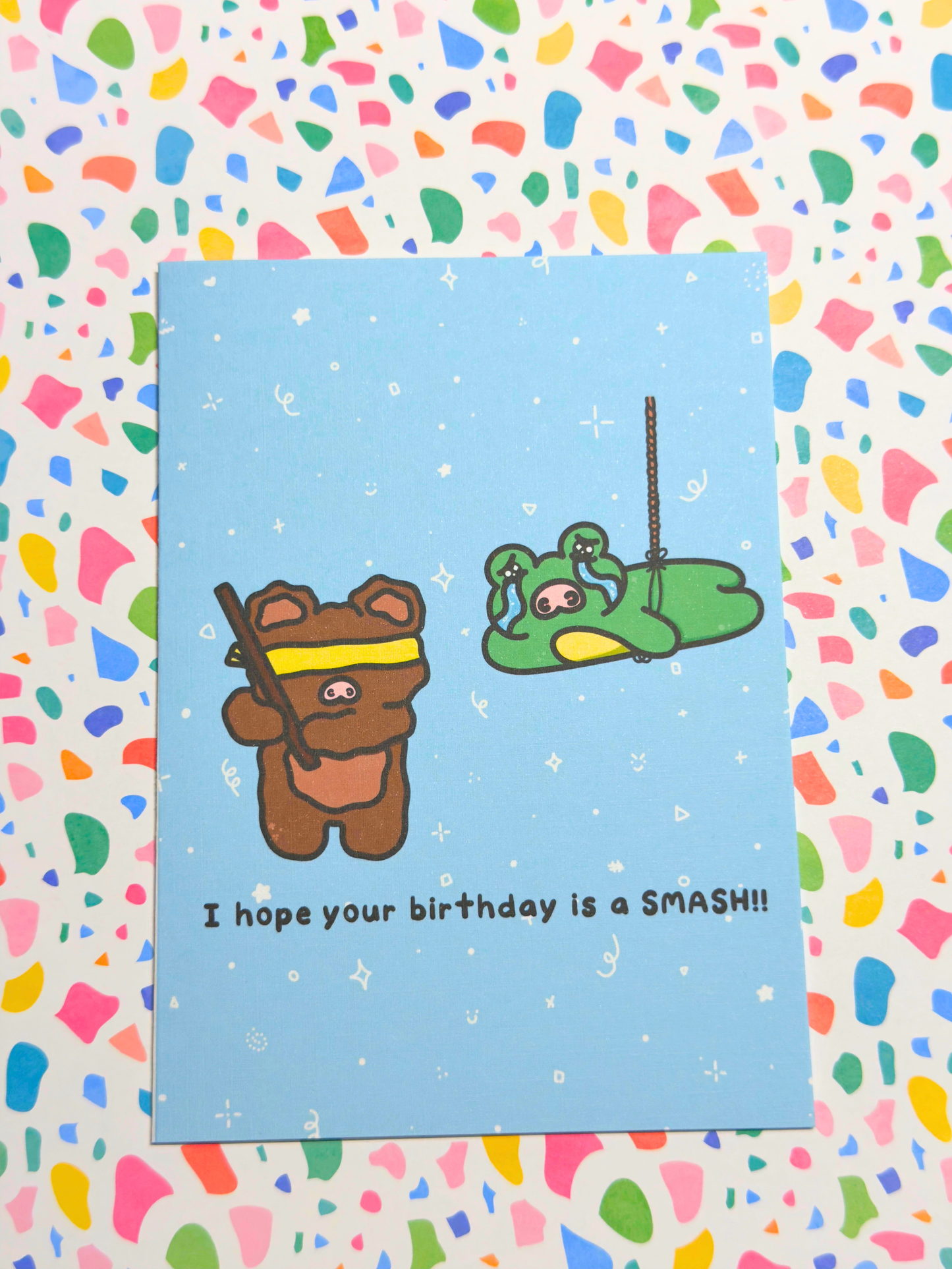 Smashin Birthday Greeting Card