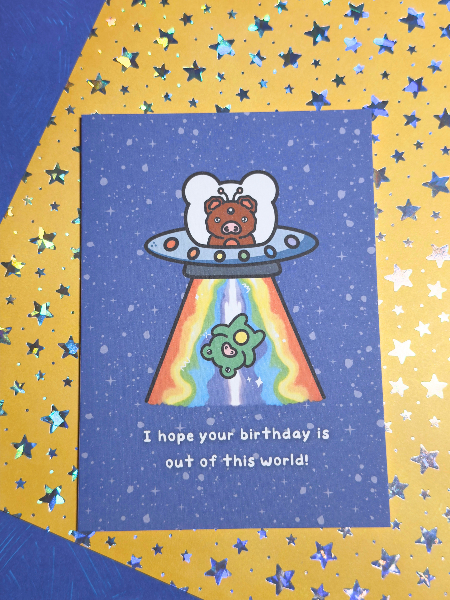 Out of This World Birthday Greeting Card