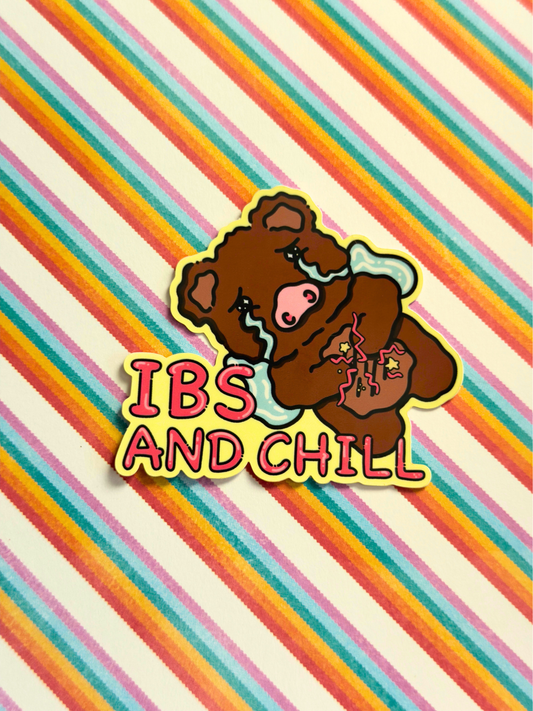 IBS and Chill Vinyl Sticker