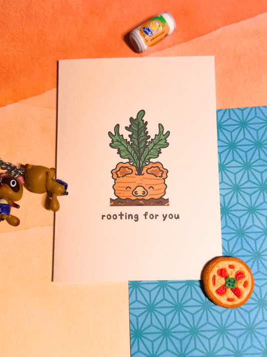 Rooting For You Greeting Card