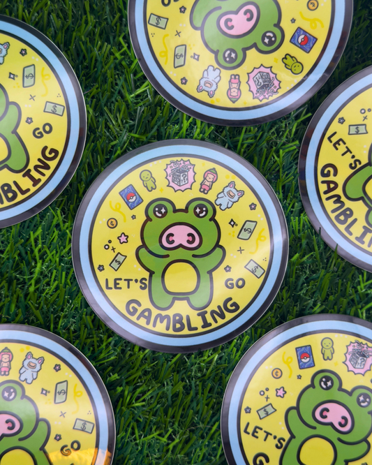 Blind Box Gambling Vinyl Sticker
