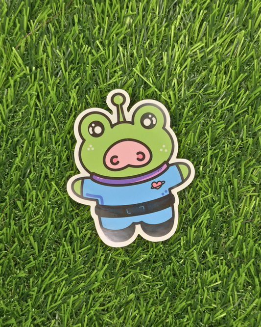 Alien Frop Vinyl Sticker
