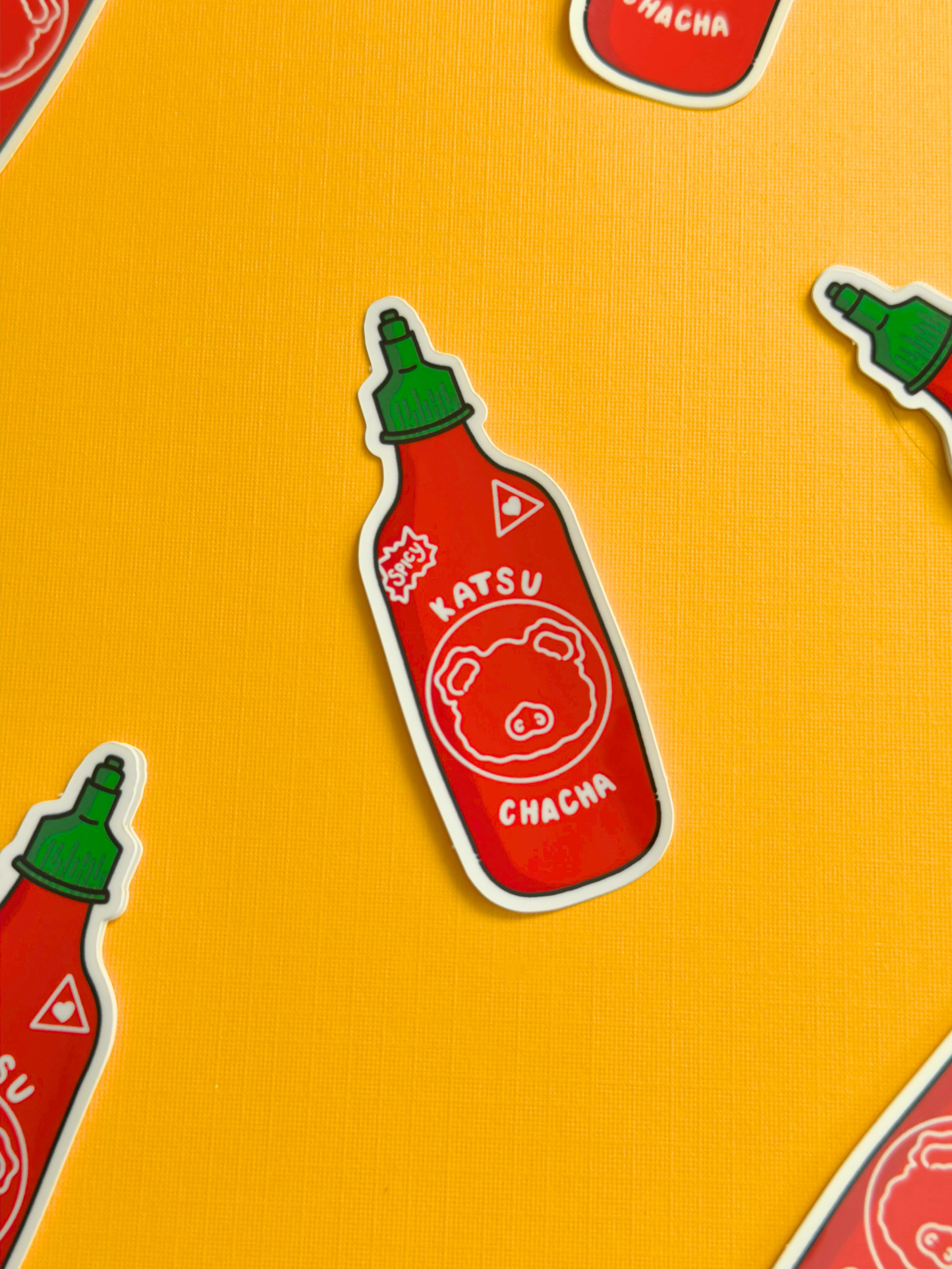 Spicy Cha Cha Vinyl Sticker
