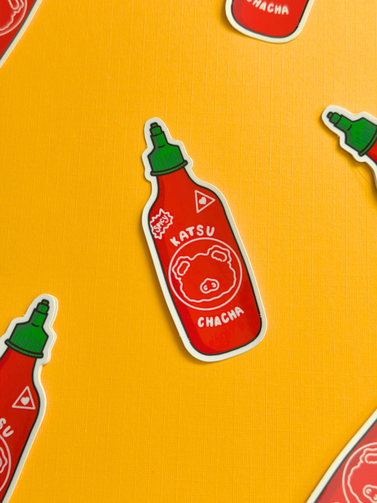 Spicy Cha Cha Vinyl Sticker