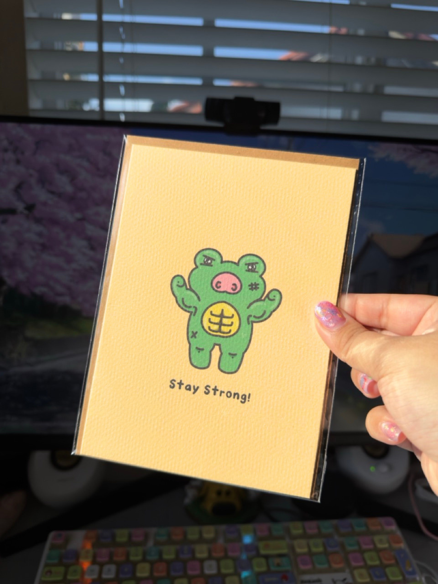 Stay Strong Greeting Card