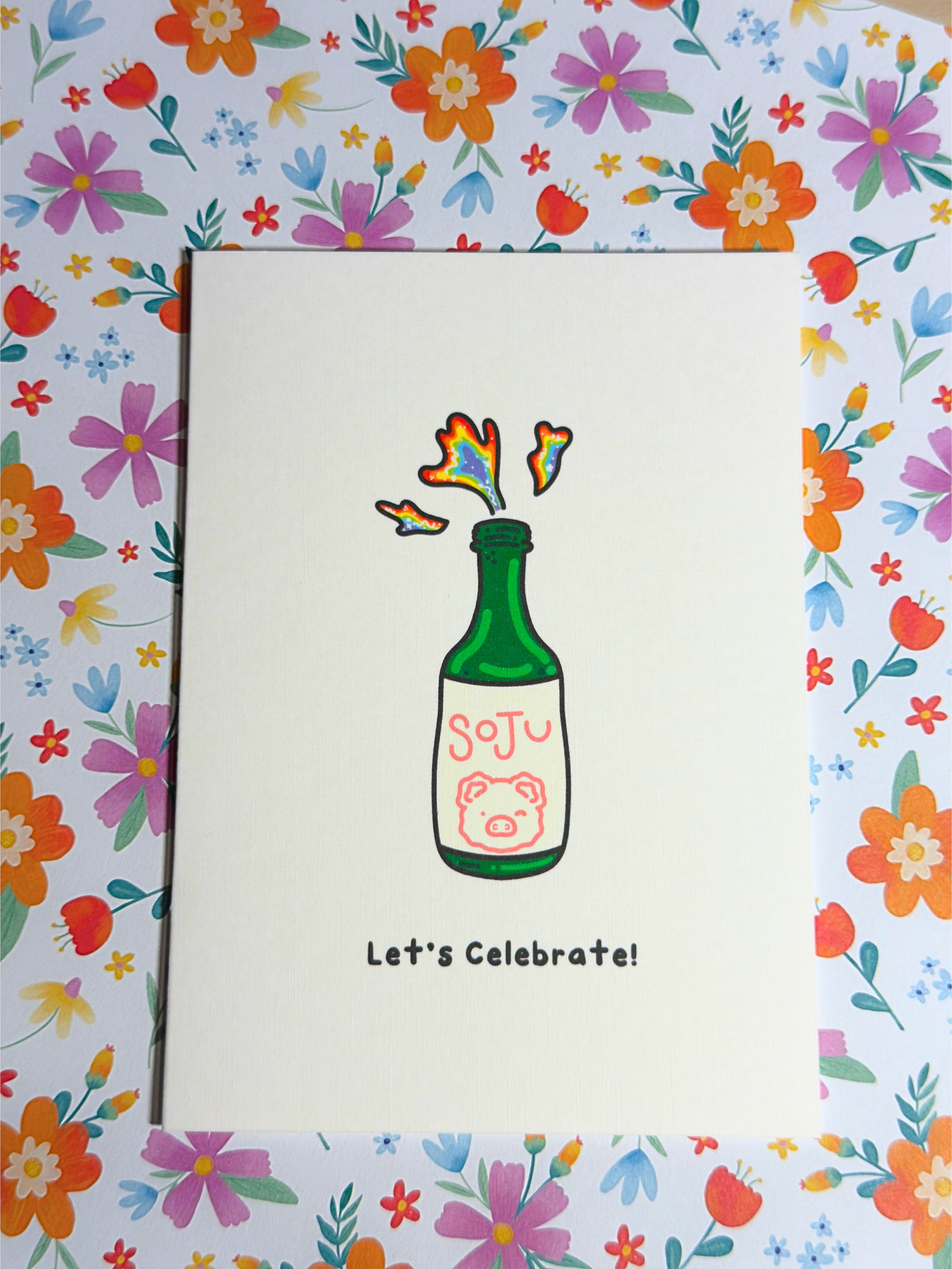 Soju Let's Celebrate Greeting Card
