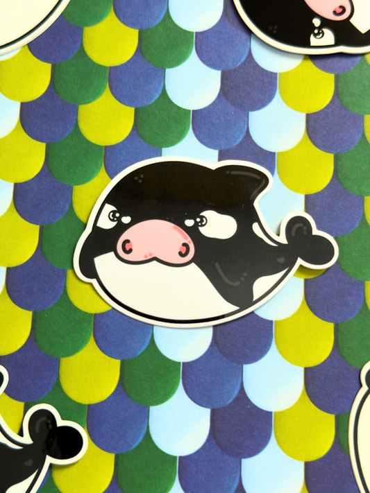 Killa Whale Vinyl Sticker