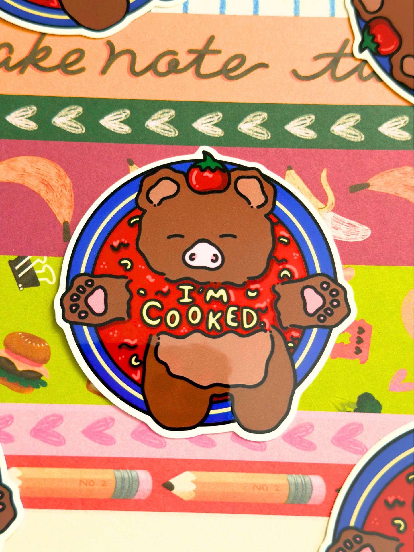 Cooked Soup Vinyl Sticker