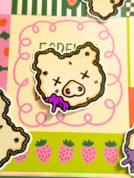 Toasted Jelly Vinyl Sticker