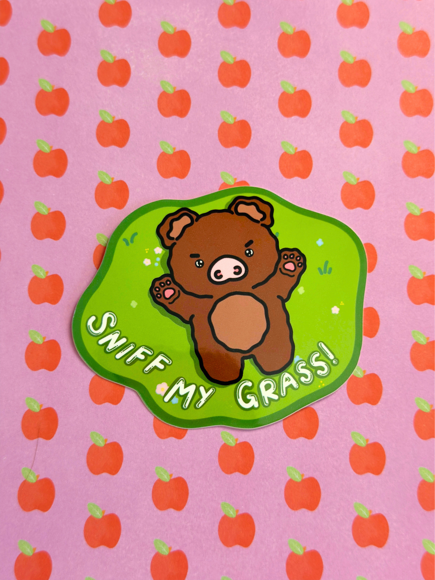 Sniff my Grass Vinyl Sticker