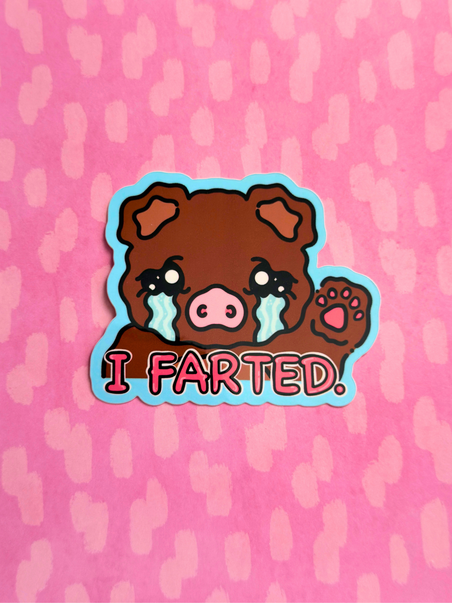 I Farted Vinyl Sticker