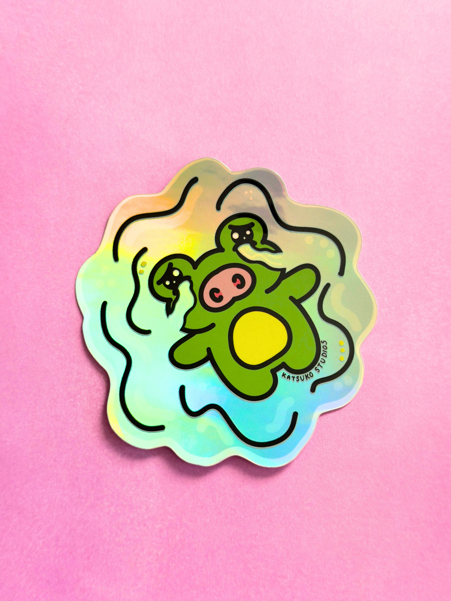 Cry Me a Puddle Holographic Vinyl Sticker