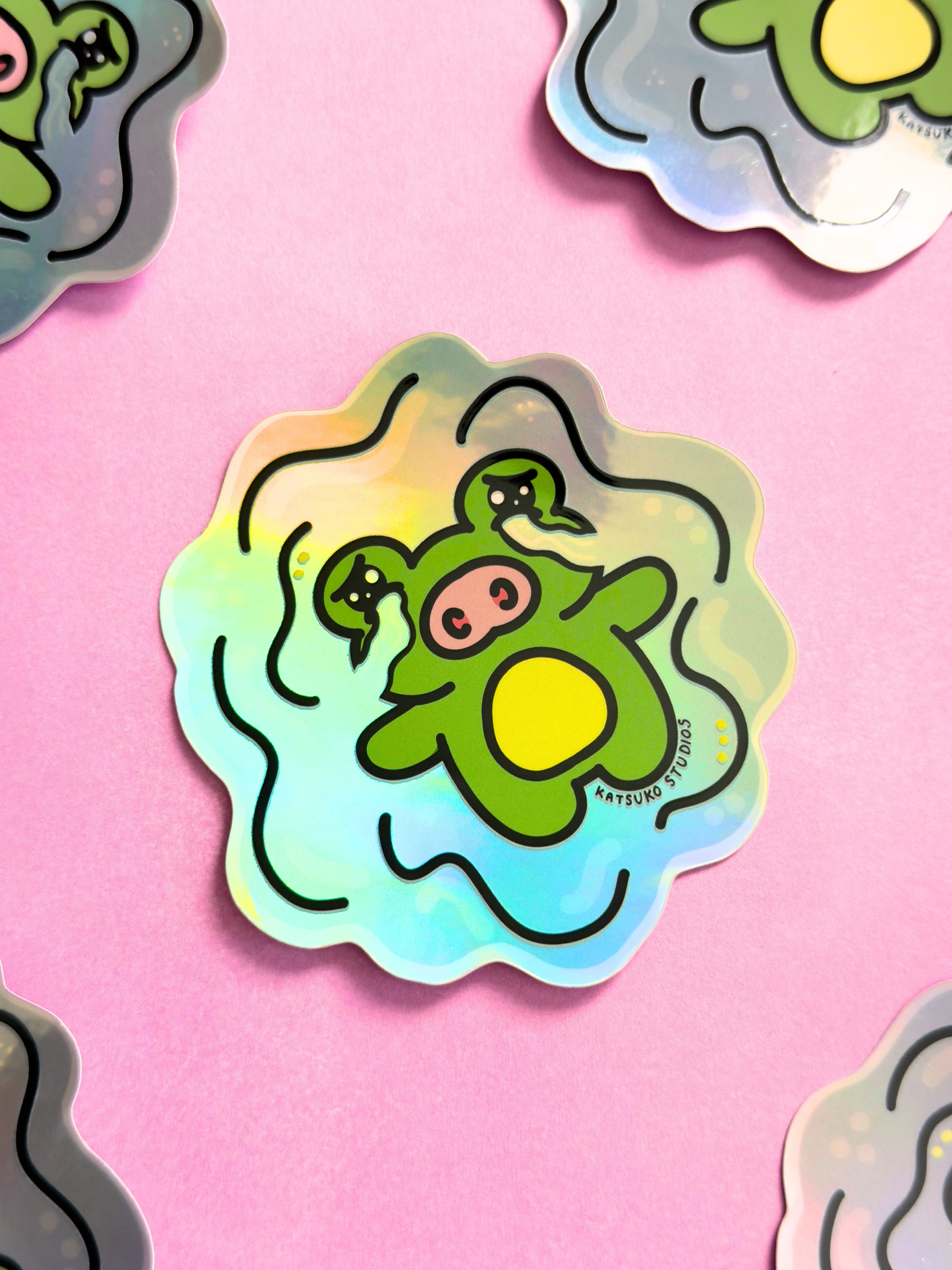 Cry Me a Puddle Holographic Vinyl Sticker