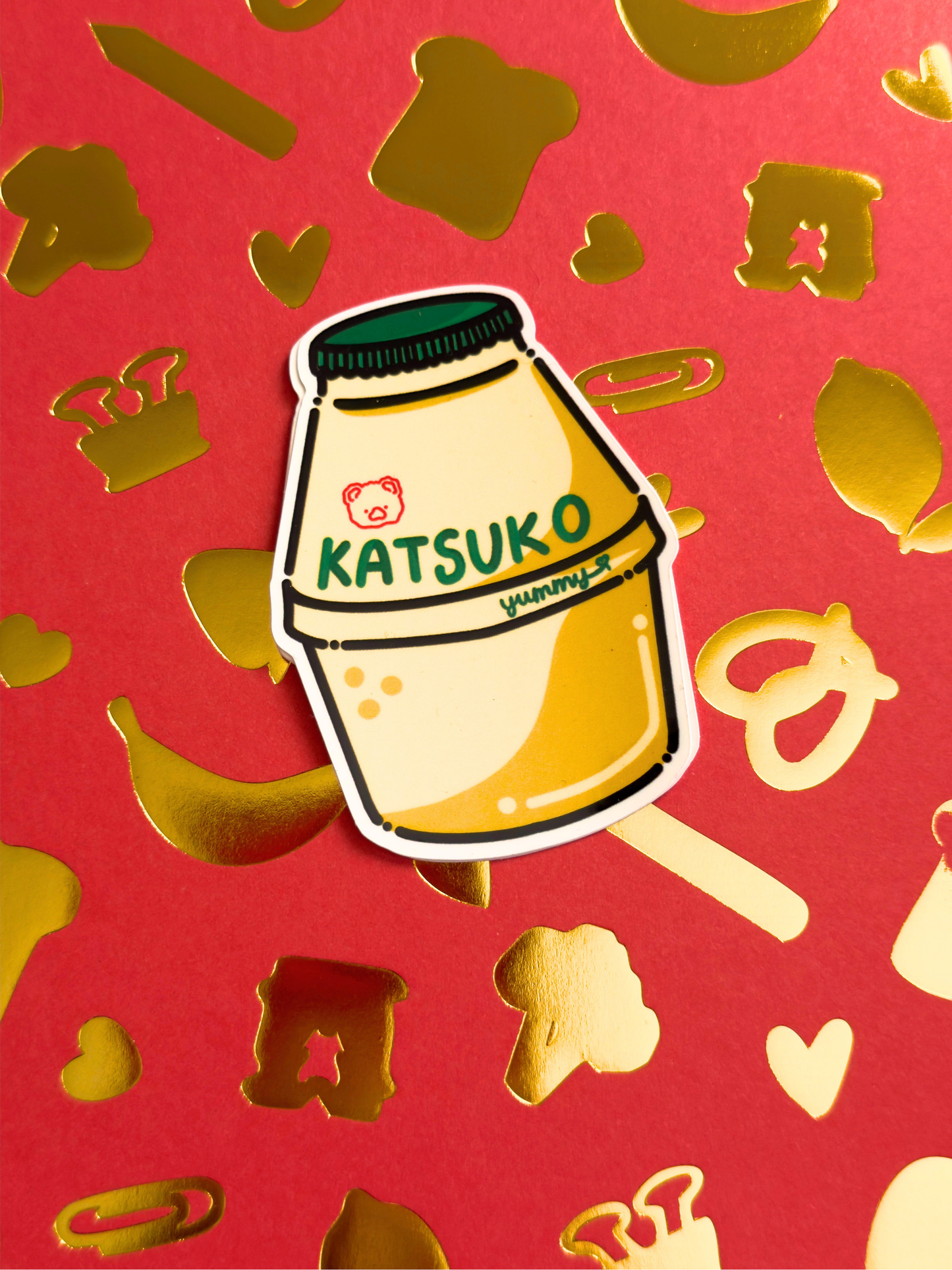 Banana Milk Vinyl Sticker