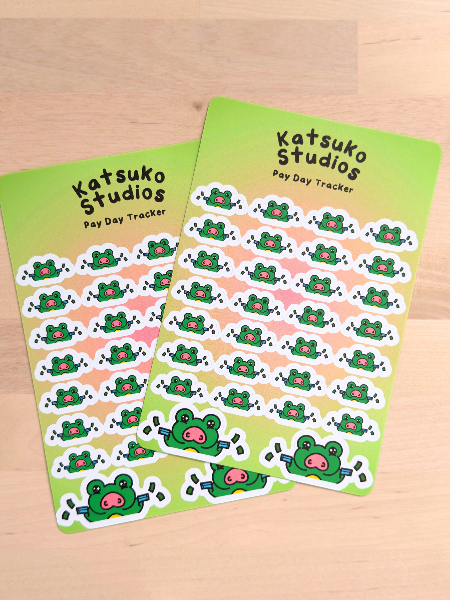 Frop Pay Day Tracker Sticker Sheet