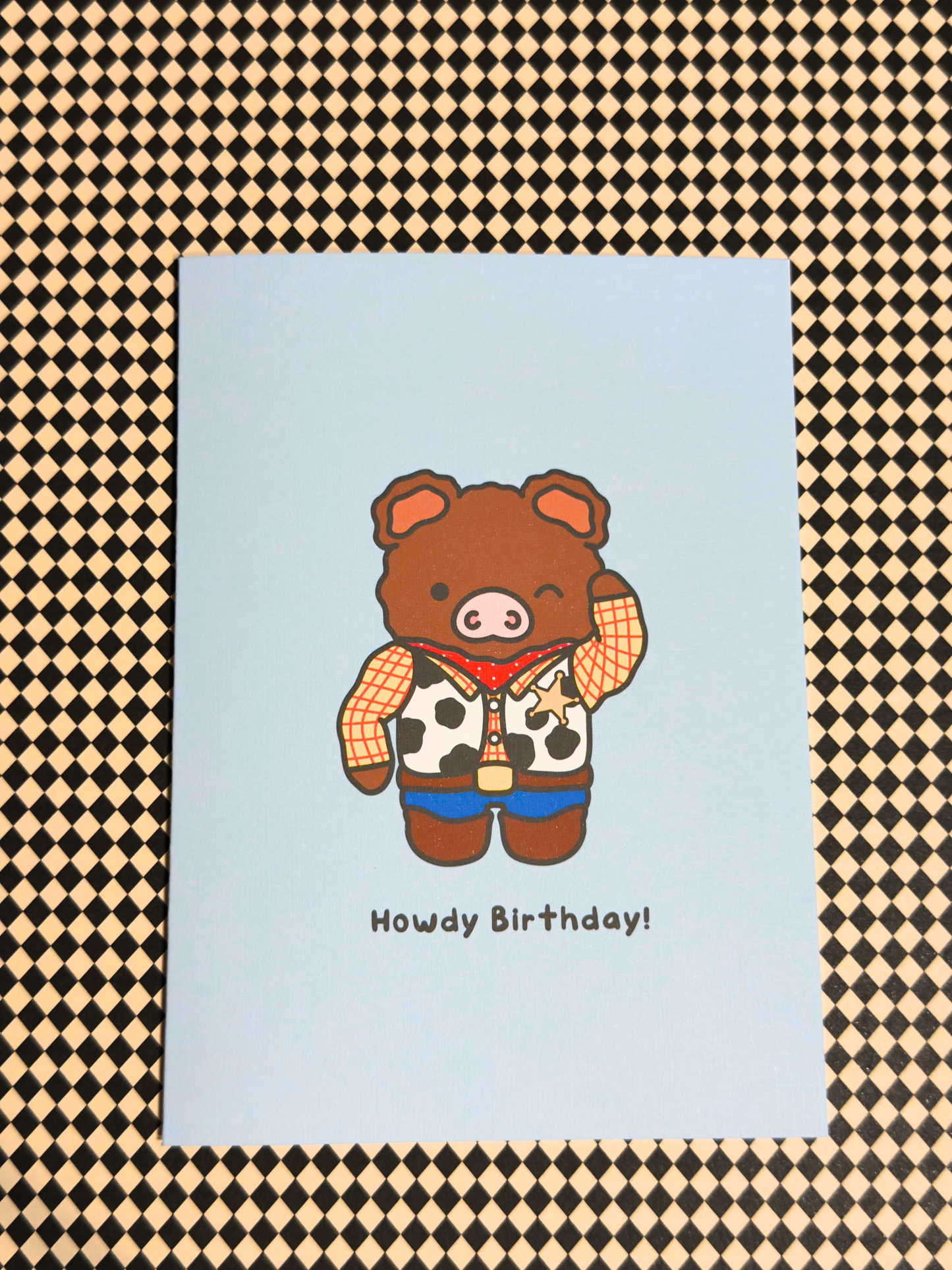 Howdy Birthday Greeting Card