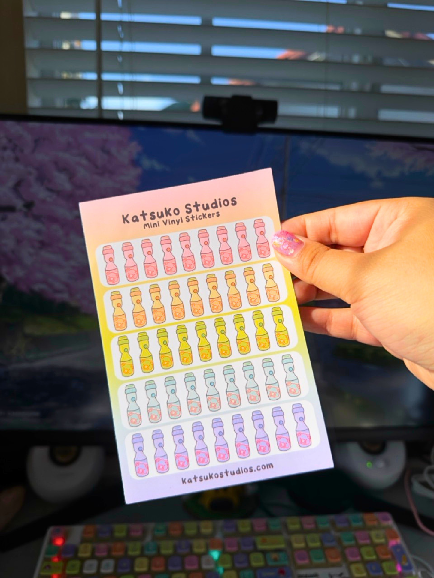 Mini Marble Soda Sticker Sheet