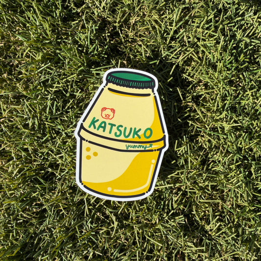 Banana Milk Vinyl Sticker