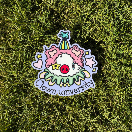 Clown University Vinyl Sticker