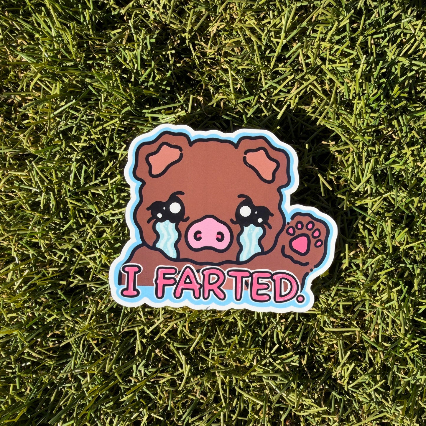 I Farted Vinyl Sticker