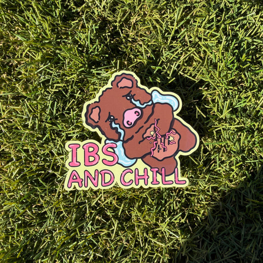 IBS and Chill Vinyl Sticker