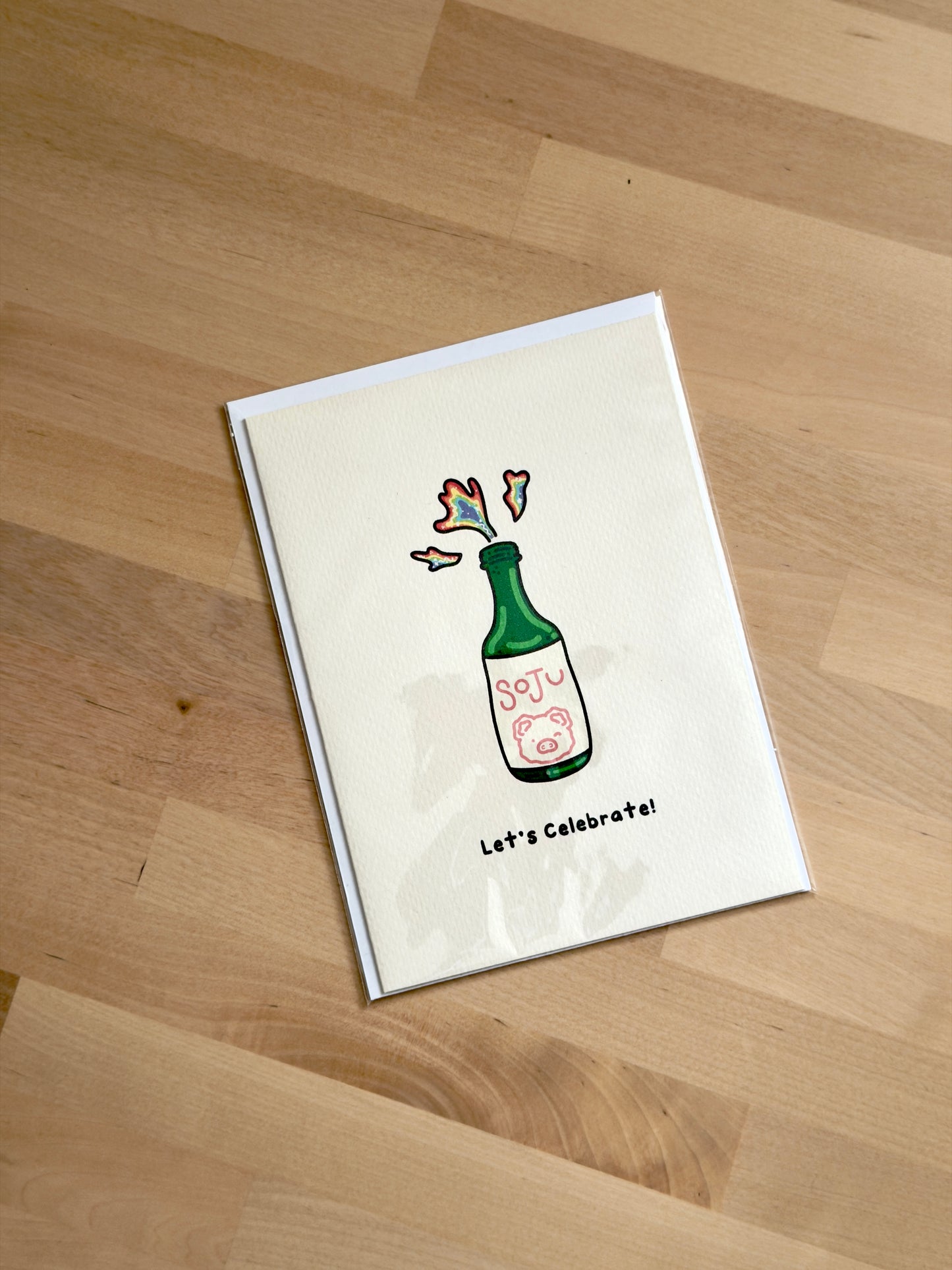Soju Let's Celebrate Greeting Card