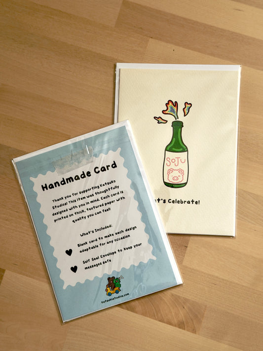 Soju Let's Celebrate Greeting Card