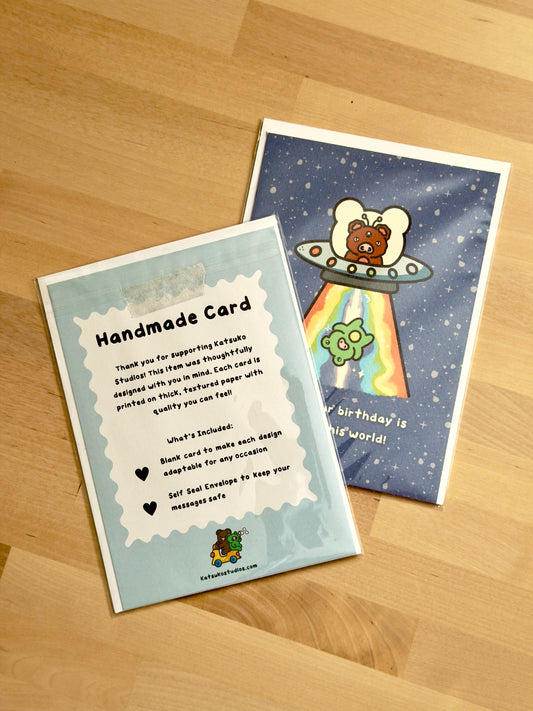 Out of This World Birthday Greeting Card