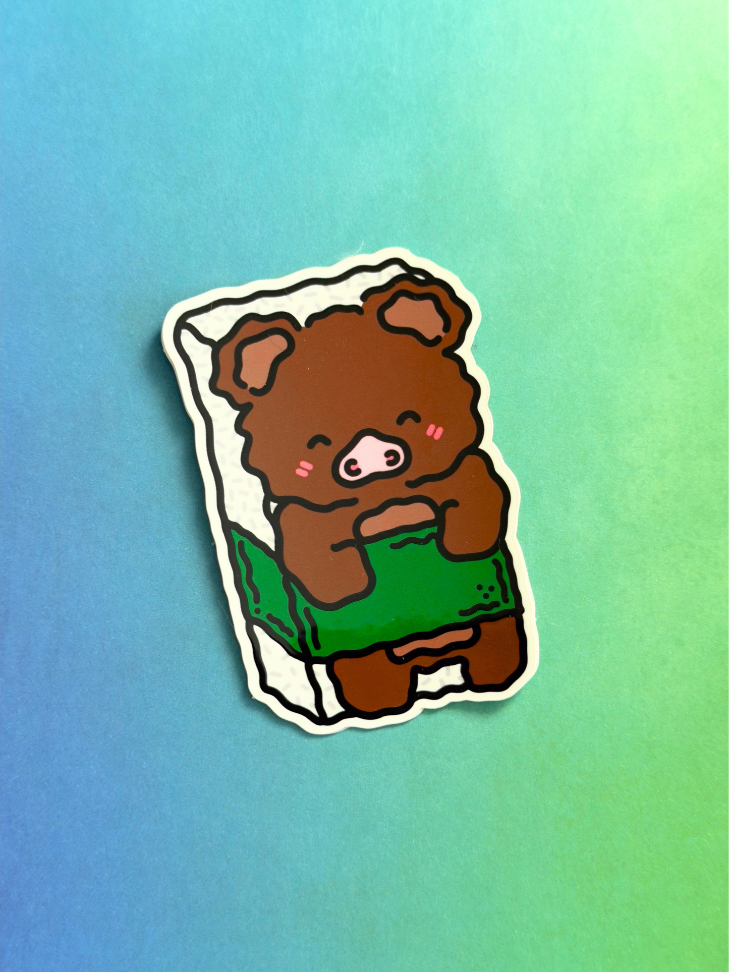 Musubi Baby Vinyl Sticker