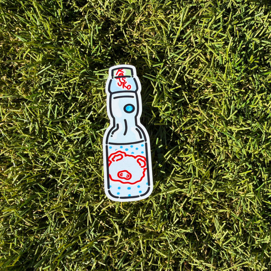 Marble Soda Vinyl Sticker